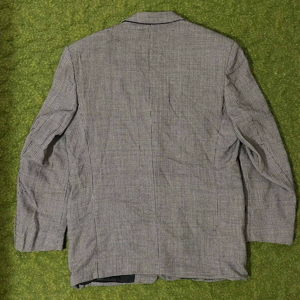 Vintage Mondo Uomo Black and White Checkered Blazer - Picture 2 of 14